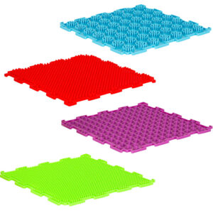 Mata sensoryczne puzzle montessori do masazu stop 8 elementow
