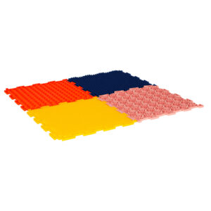 Mata sensoryczne puzzle montessori do masazu stop 8 elementow