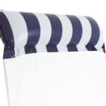 Materac dmuchany fotel krzeslo do plywania 120x70cm granatowy