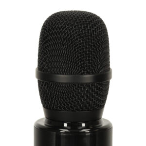 Чорний бездротовий мікрофон для караоке Bluetooth