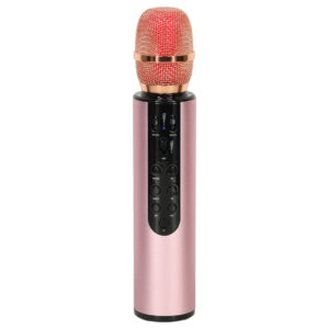 Bezdrôtový mikrofón pre karaoke bluetooth Pink