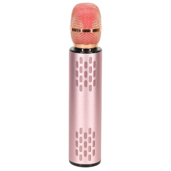 Bezdrôtový mikrofón pre karaoke bluetooth Pink