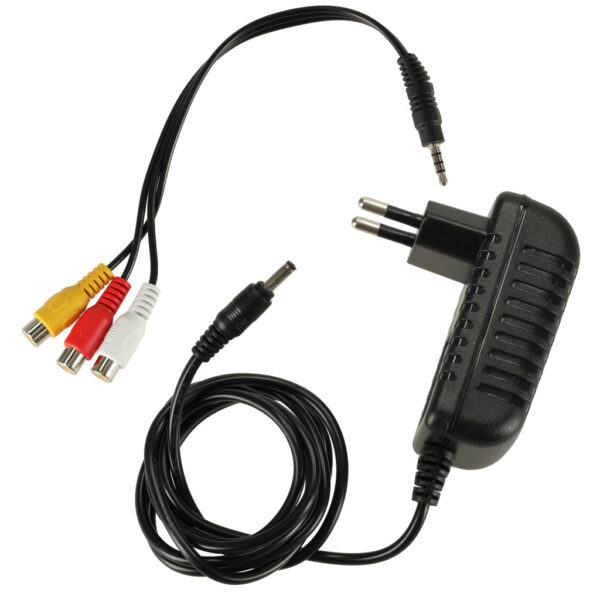 Mini projektor rzutnik przenosny dla dzieci LED TFT LCD 1920x1080 24 60 USB HDMI 12V pomaranczowo bialy