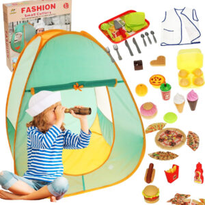 Namiot campingowy dla dzieci picnic z wyposazeniem 62 elementy