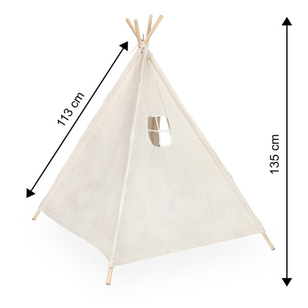 Namiot domek indianski dla dzieci Tipi Wigwam 135cm