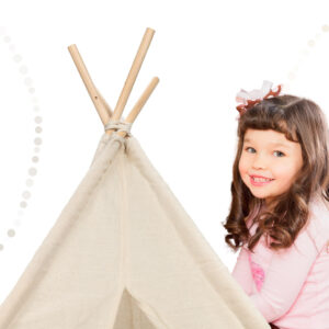 Namiot domek indianski dla dzieci Tipi Wigwam 135cm