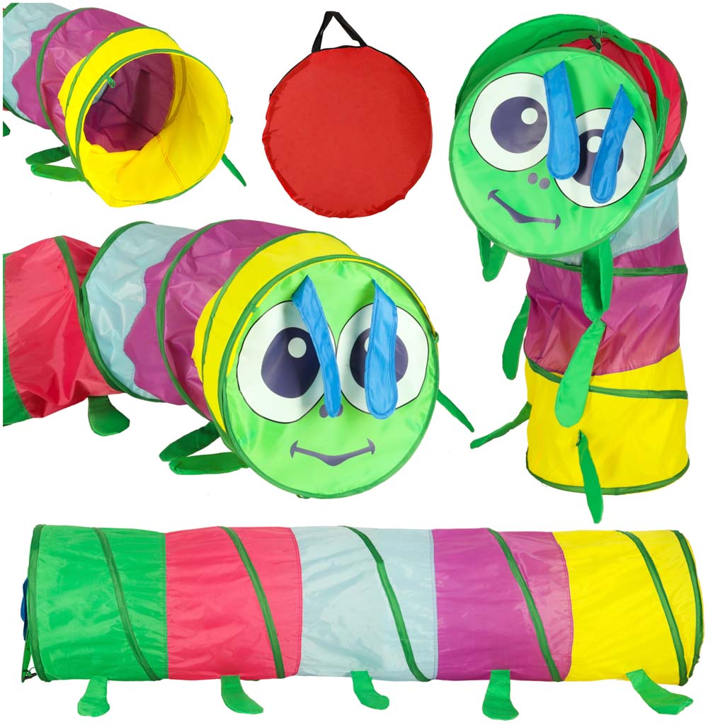 Namiot tunel dla dzieci ogrodowy tor samorozkladajacy do domu ogrodu duzy skladany gasienica