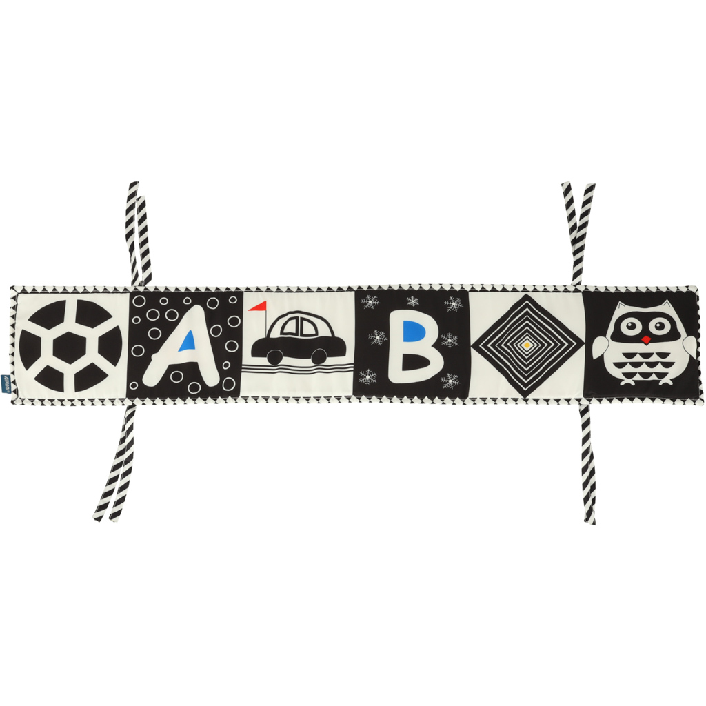 Ochraniacz do lozeczka ksiazeczka mata edukacyjna ochronna dla niemowlat cyfry litery