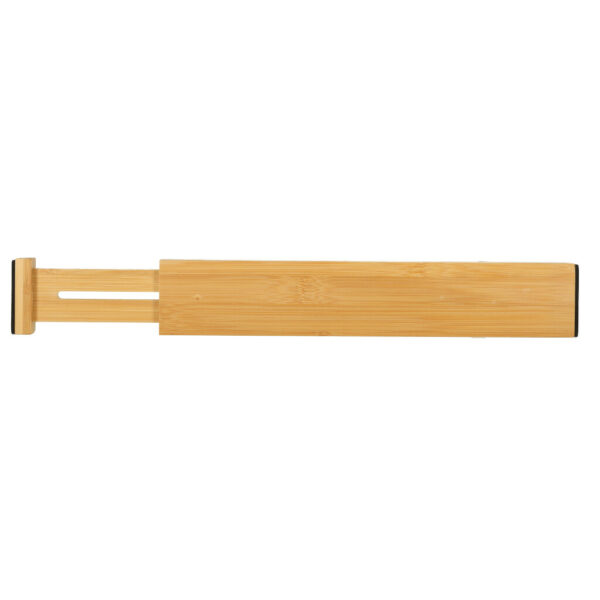 Organizer do szuflady regulowany separator bambusowy 43x6x1 5cm 1 sztuka Organizer do szuflady regulowany separator bambusowy 43x6x1 5cm 1 sztuka