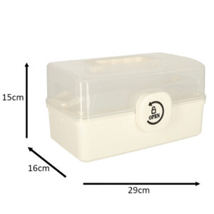 Organizer pojemnik na lekarstwa leki apteczka przechowywania lekow 29x16x15cm