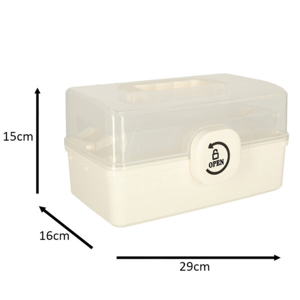 Organizer pojemnik na lekarstwa leki apteczka przechowywania lekow 29x16x15cm
