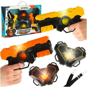 Paintball laserowy pistolet x 2 tarcza interaktywna x 2 LASER TAG
