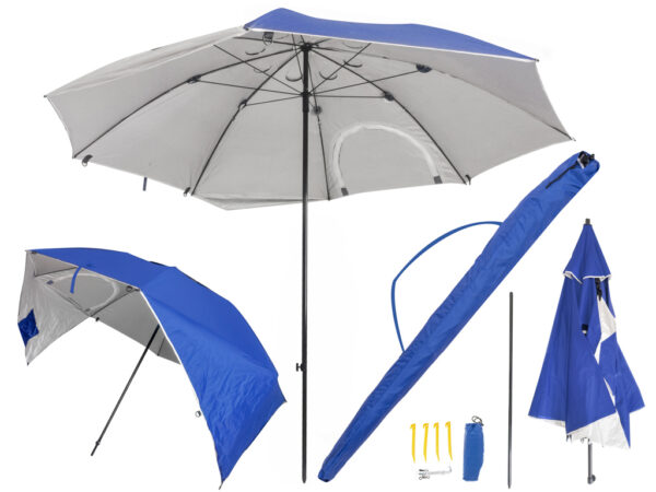 Parasol namiot plazowy ogrodowy skladany duzy XXL Parasol namiot plazowy ogrodowy skladany duzy XXL