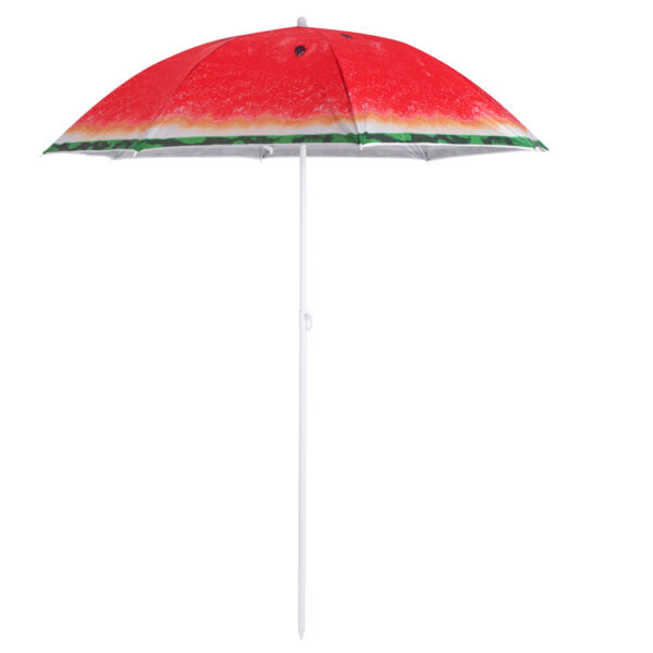Parasol ogrodowy plazowy regulowany 150cm lamany arbuz