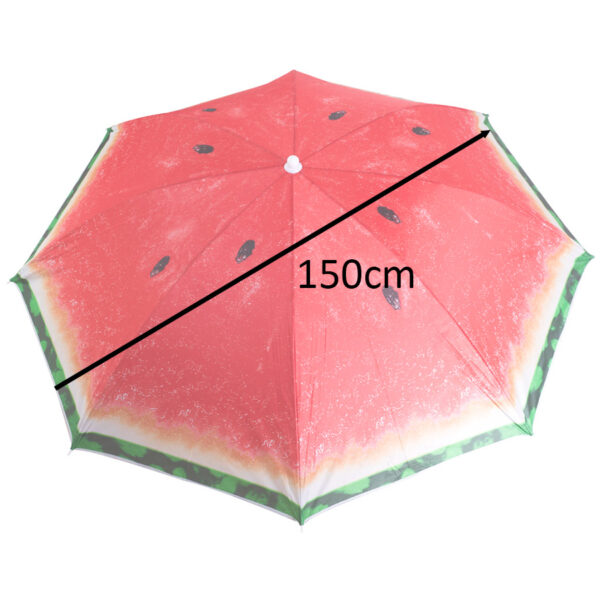 Parasol ogrodowy plazowy regulowany 150cm lamany arbuz
