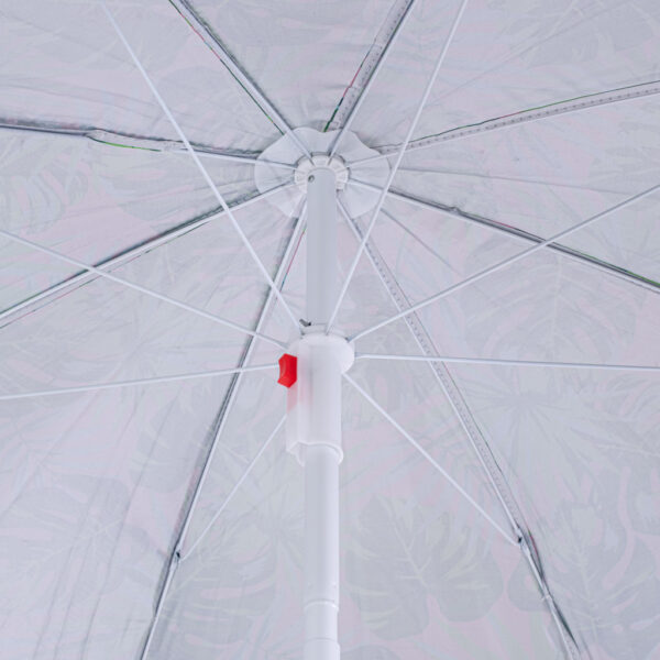 Parasol ogrodowy plazowy regulowany 150cm lamany liscie