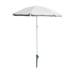 Parasol ogrodowy plazowy regulowany lamany skladany UV 150cm szary
