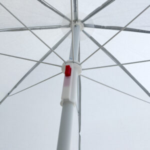 Parasol ogrodowy plazowy regulowany lamany skladany UV 150cm szary