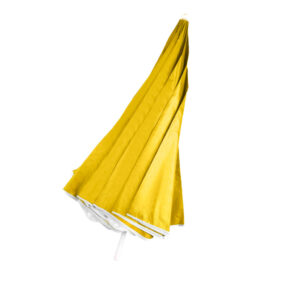 Parasol ogrodowy plazowy regulowany lamany skladany UV 150cm zolty