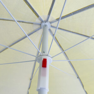 Parasol ogrodowy plazowy regulowany lamany skladany UV 150cm zolty