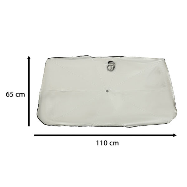 Parasol przeciwsloneczny oslona mata na przednia szybe samochodu 65x110cm