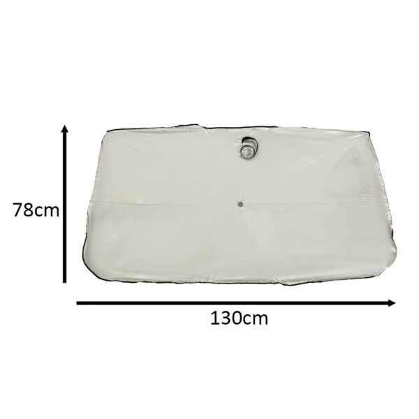 Parasol przeciwsloneczny oslona mata na przednia szybe samochodu 78x130cm