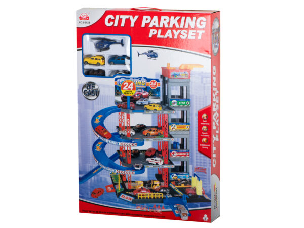 Parking pierowy garaz stacja benzynowa myjnia