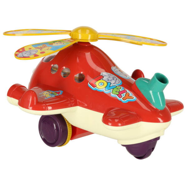 Pchacz na kiju samolot helikopter z dzwiekiem