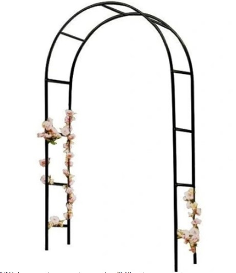 Pergola ogrodowa metalowa luk kwiatowy 240 cm Pergola ogrodowa metalowa luk kwiatowy 240 cm