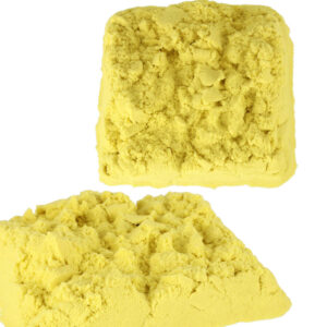 Piasek kinetyczny 1kg w woreczku zolty