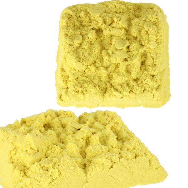 Piasek kinetyczny 1kg w woreczku zolty