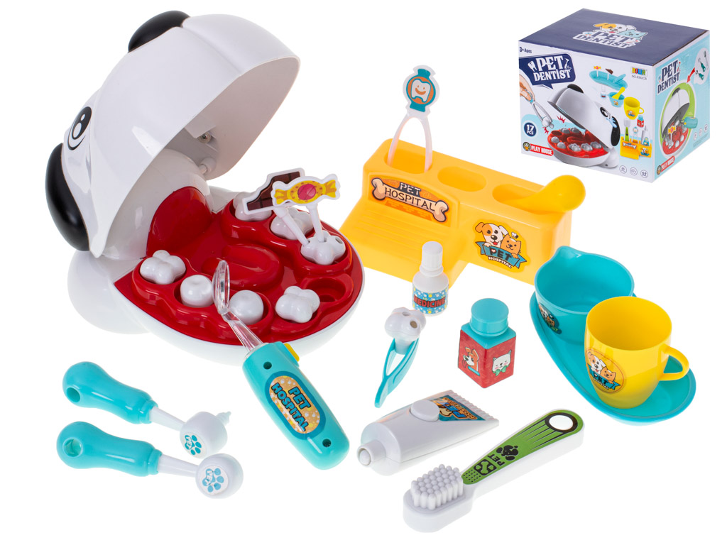 Pies piesek u dentysty chory zabek wylecz zeba