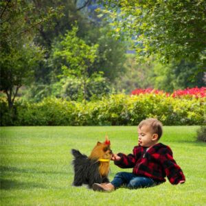 The interactive dog reacts to the touch movement of jaws york