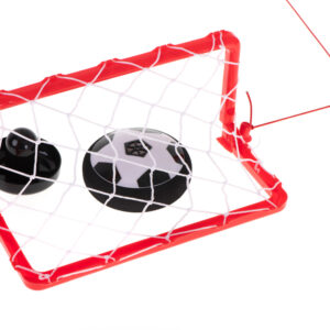Pilka latajaca Hoverball na stol swiecaca bramki