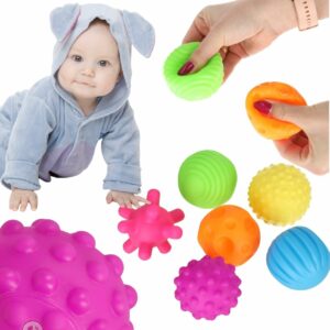 Pilki zabawki sensoryczne korekcyjne zestaw w siatce