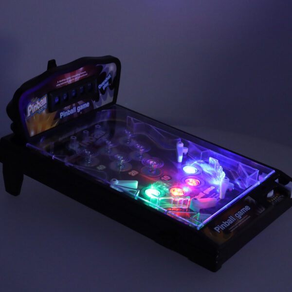 Pinball flipper gra zrecznosciowa stol ze swiatlami i muzyka
