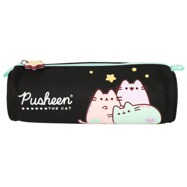 Piornik szkolny saszetka tuba czarny Pusheen Pastel