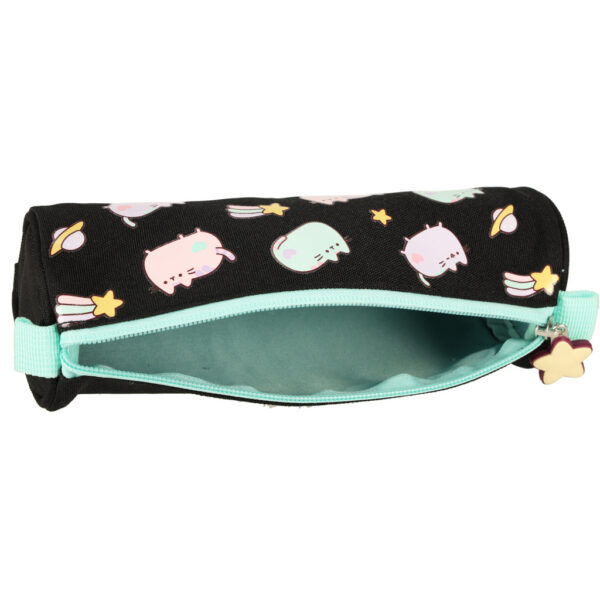 Piornik szkolny saszetka tuba czarny Pusheen Pastel