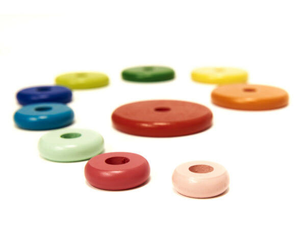KX6214 Piramida piramidka drewniana z podstawą wieża sorter t