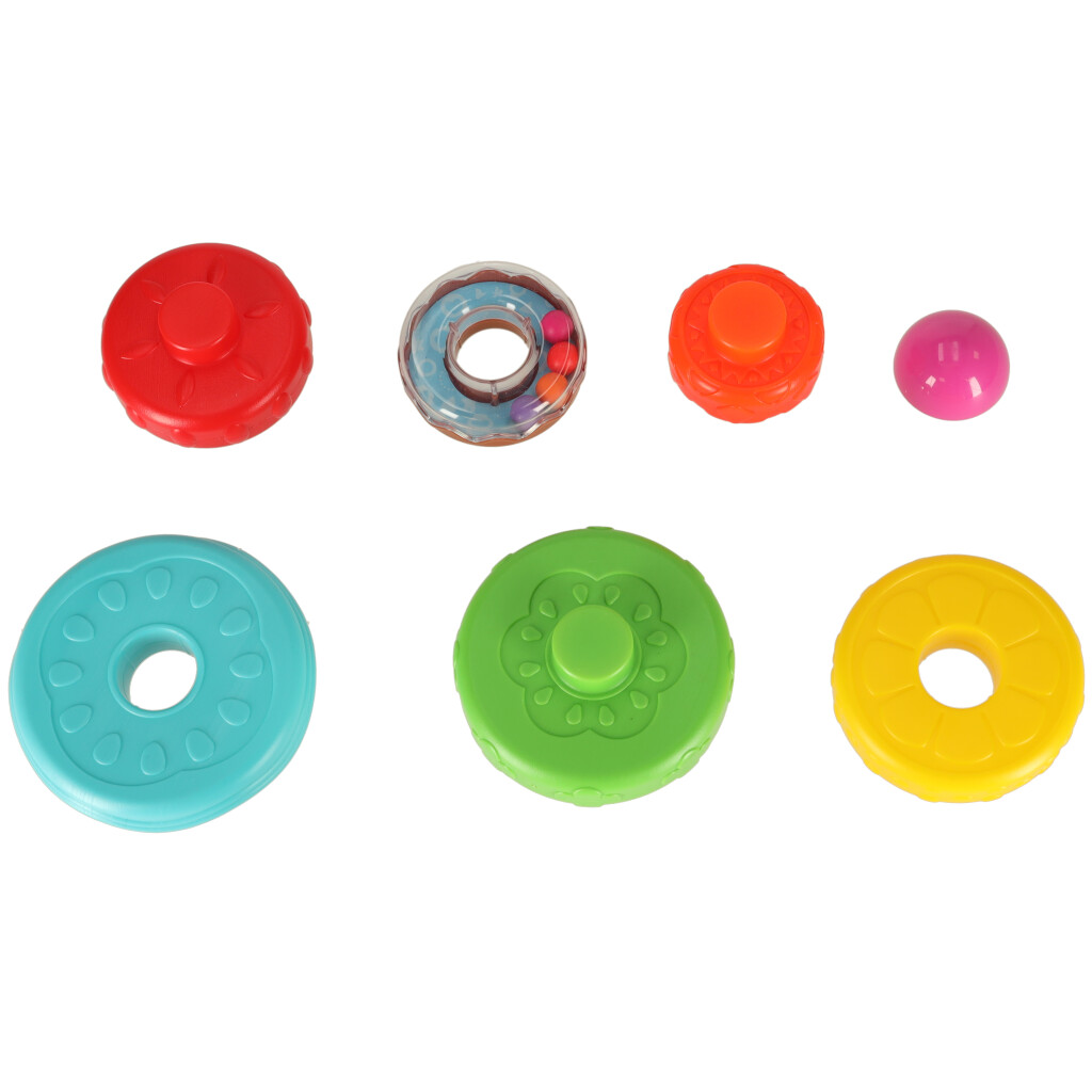 Piramida wieza edukacyjna ukladanka sensoryczna kolorowa Montessori