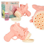 Pistolet do baniek mydlanych banki mydlane ze skrzydlami rozowy