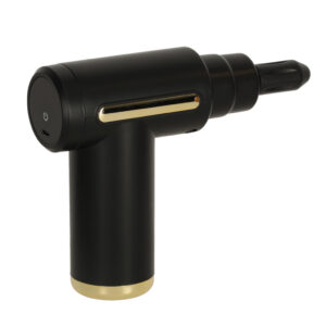 Pistolet do masazu masazer do plecow ciala LED 4w1 czarny