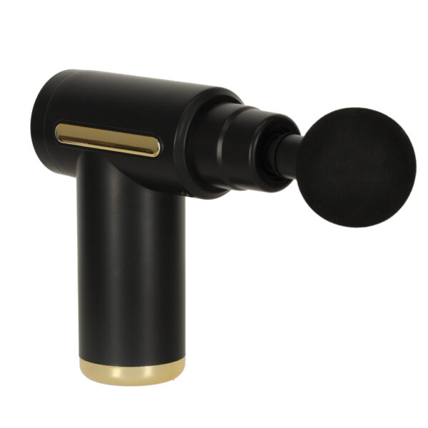 Pistolet do masazu masazer do plecow ciala LED 4w1 czarny