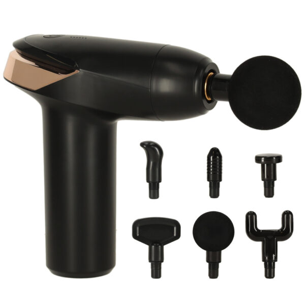 Pistolet do masazu masazer do plecow ciala mini LED 6w1 Pistolet do masazu masazer do plecow ciala mini LED 6w1