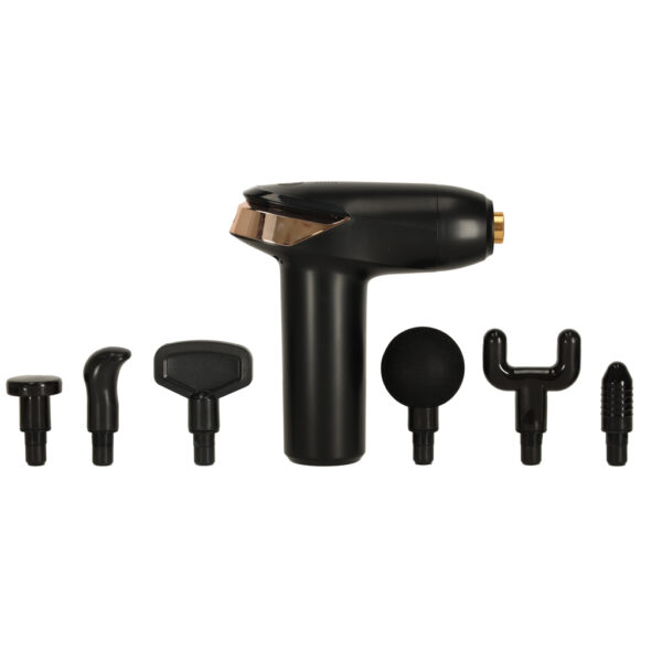 Pistolet do masazu masazer do plecow ciala mini LED 6w1