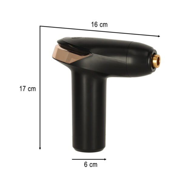 Pistolet do masazu masazer do plecow ciala mini LED 6w1