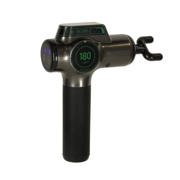 Pistolet do masazu masazer do plecow ciala wyswietlacz LED 8w1