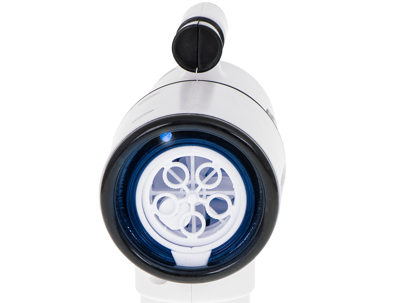 Pistolet do robienia baniek mydlanych bialy