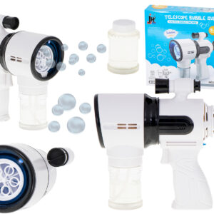 Pistolet do robienia baniek mydlanych bialy