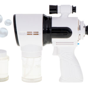 Pistolet do robienia baniek mydlanych bialy